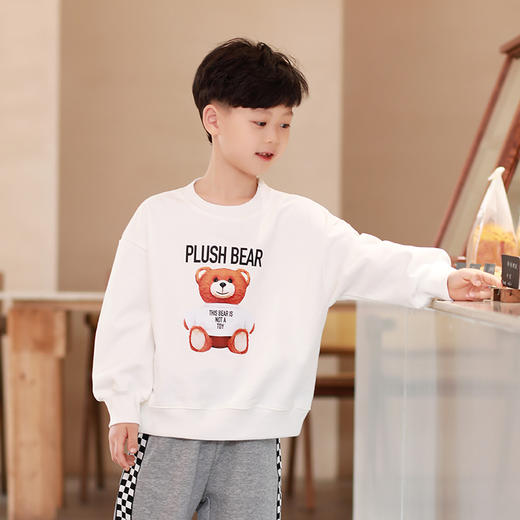 【综合】龙之涵 亲子款2022年春款加厚女童卫衣 中大童印花全棉卫衣 婴幼儿A类标准 商品图9