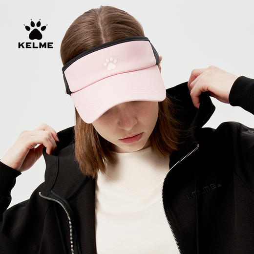 卡尔美新款防晒帽子女空顶帽跑步运动速干网球帽太阳遮阳帽 商品图0