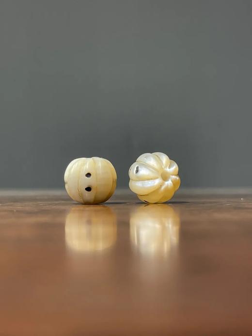 藏传八棱五眼老鱼骨圆珠两粒，顺丰包邮 商品图12