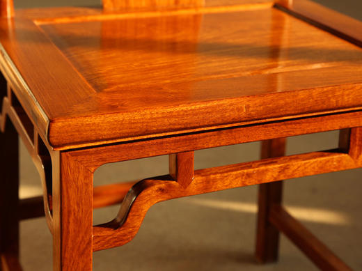 红桥红  家具严选  缅甸花梨（大果紫檀）【嘉木堂 C背 灯挂椅】 商品图4