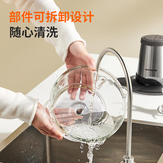 九阳（Joyoung）绞肉机家用电动多功能料理机搅拌婴儿辅食机切菜绞馅碎肉机研磨小米糊 S2-A808【邓伦推荐】 商品图4