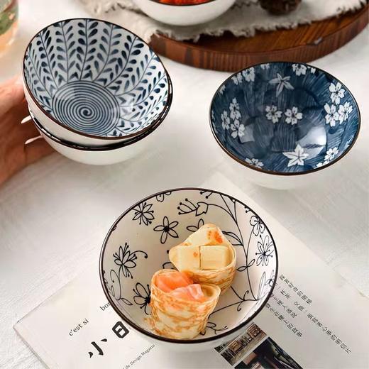 混色日式米饭碗4只装 商品图1