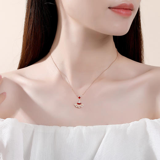 子佩集【小裙子】S925银轻奢项链【JHY-N000047B】 商品图2