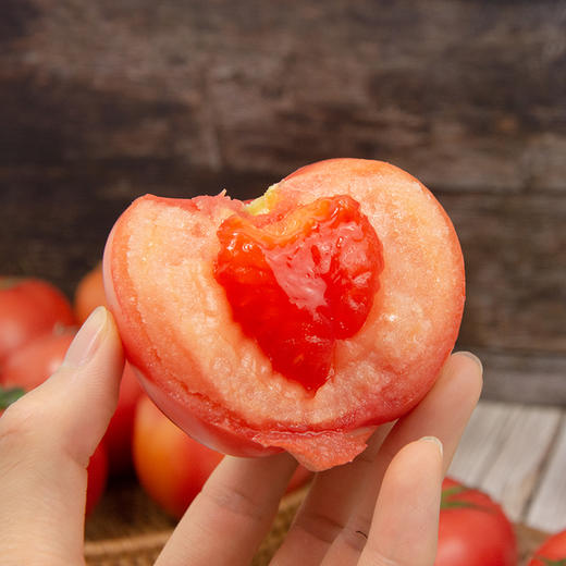 【好吃的】普罗旺斯西红柿 番茄 沙瓤肉细 味甘多汁 轻甜爽口 饱满圆润 4.5斤彩箱装 商品图3