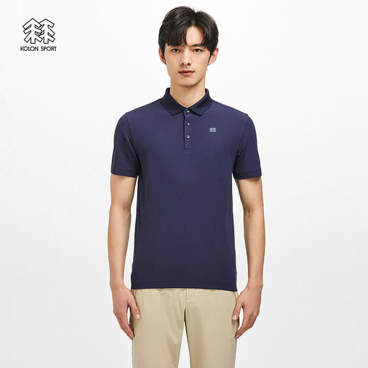 KOLONSPORT可隆POLO衫男款速干衣防晒短袖男士运动上衣保罗衫LHPT2MT535 商品图1