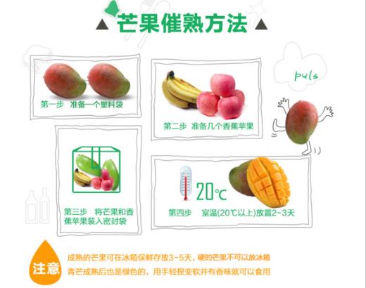 海南金煌芒，当季现摘，果肉Q弹爽滑、皮薄肉厚，吃着特别的爽，每一口都是甜蜜的味道！ 商品图6
