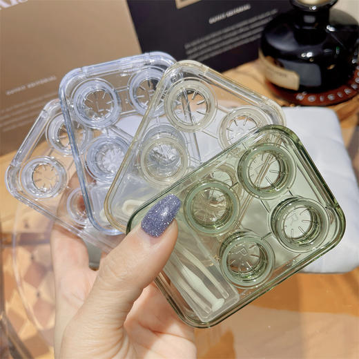 极简透明2副装护理盒 商品图0