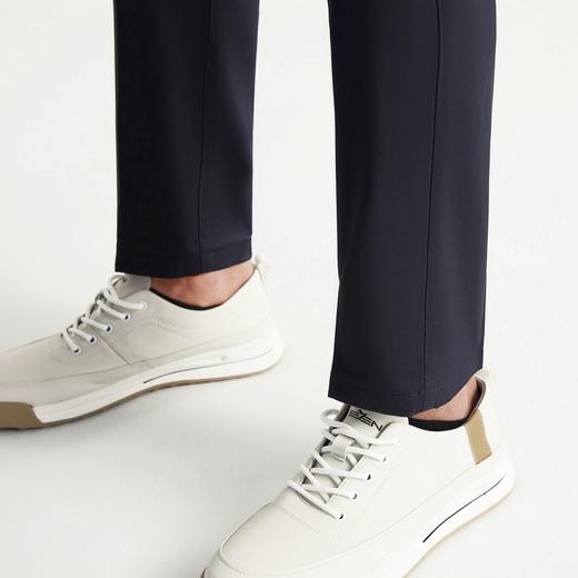 【特价】【含桑蚕丝】柒牌休闲长裤男春季新款商务青年透气直筒男裤子	122H70890 商品图3