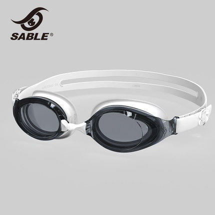 黑貂平光/近视泳镜防水防雾高清男大框女游泳镜带度数潜水游泳眼镜装备 SB-935T SB-935PT 商品图1