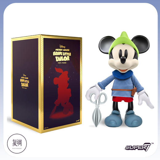 现货 Super7 勇敢小裁缝 米奇 米老鼠动画 潮流玩具 摆件 收藏 商品图2