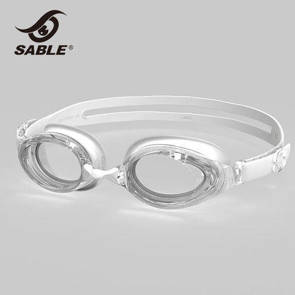 黑貂平光/近视泳镜防水防雾高清男大框女游泳镜带度数潜水游泳眼镜装备 SB-935T SB-935PT 商品图9