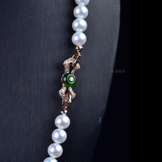 【珍爱】蝴蝶结珍珠项链-ZZ12112120 商品图2