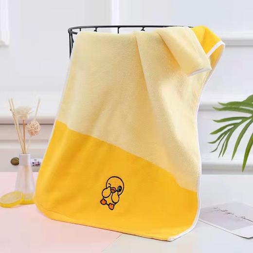 小黄鸭美美毛巾浴巾方巾三件套 商品图2