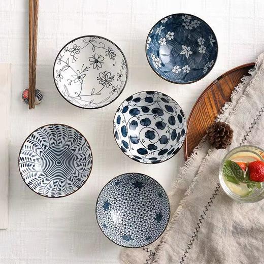 混色日式米饭碗4只装 商品图3