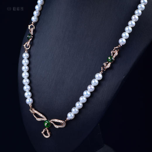 【珍爱】蝴蝶结珍珠项链-ZZ12112120 商品图4