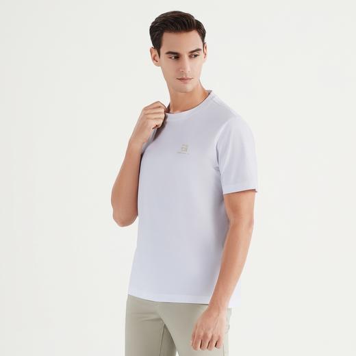 【中华立领】柒牌短袖t恤男国潮中国风休闲薄款夏季圆领体恤衫	122T71670 商品图1