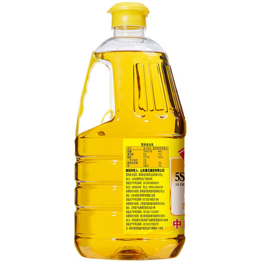 鲁花 食用油 5S 物理压榨 压榨一级 花生油（礼盒）1.8L*2 商品图2