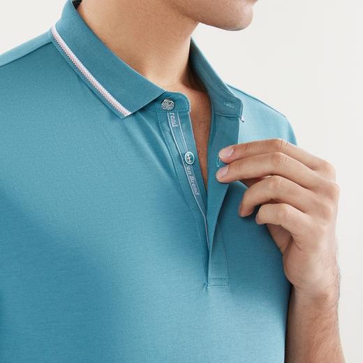 柒牌polo衫男短袖商务休闲中青年翻领夏季年薄款弹力半袖体恤	122T70820 商品图3