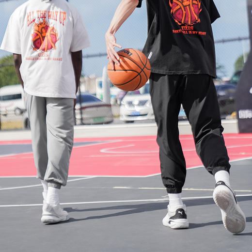 无休UZIS夏季运动卫裤薄款休闲梭织长裤篮球训练速干裤子男[印记] 商品图2