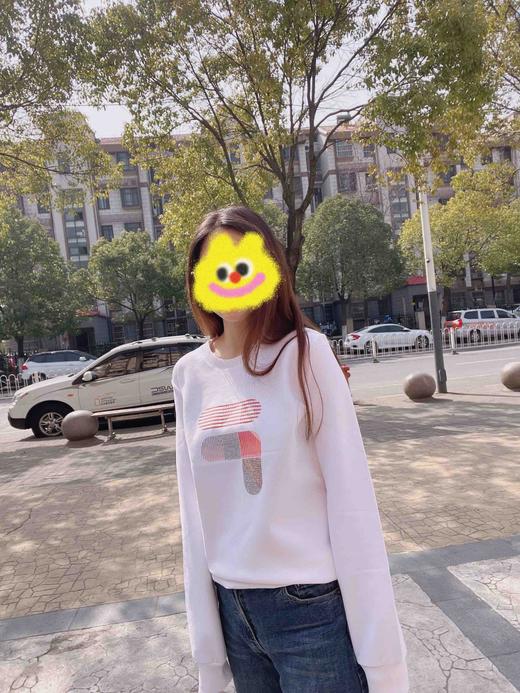 FILA斐乐卫衣女子休闲宽松圆领运动针织套头衫 商品图10