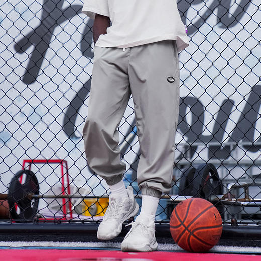 无休UZIS夏季运动卫裤薄款休闲梭织长裤篮球训练速干裤子男[印记] 商品图0