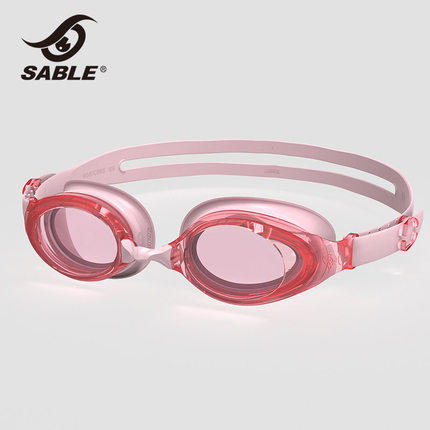 黑貂平光/近视泳镜防水防雾高清男大框女游泳镜带度数潜水游泳眼镜装备 SB-935T SB-935PT 商品图8