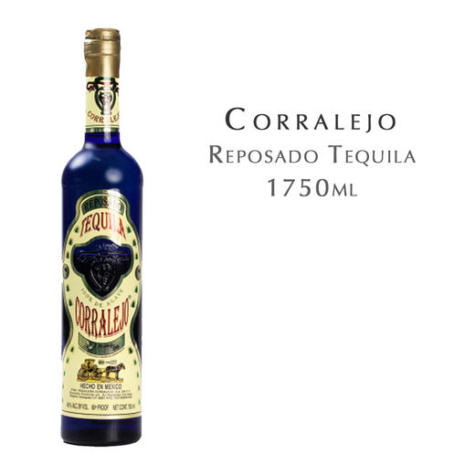 哥罗里奥金龙舌兰酒 Corralejo Reposado Tequila 1750ml 商品图0