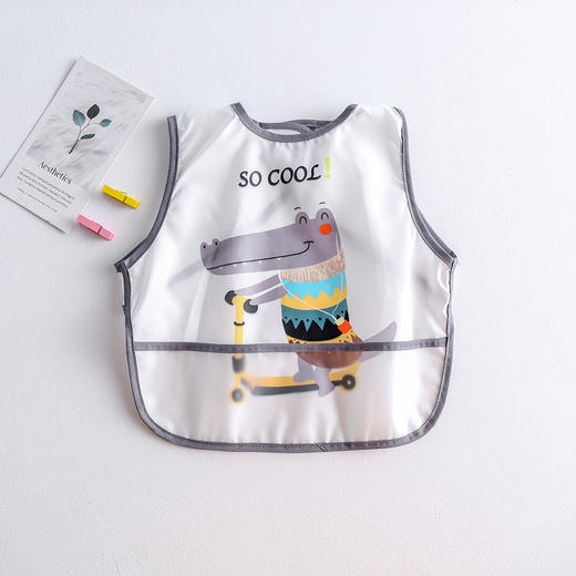 【全身防水罩衣宝宝 吃饭好搭档】反穿衣罩衣儿童反穿衣罩衫婴幼儿吃饭衣画画罩衣 商品图13