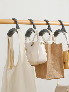 霜山包包挂钩多功能单肩包手提包女收纳挂架衣柜挂领带丝巾置物架