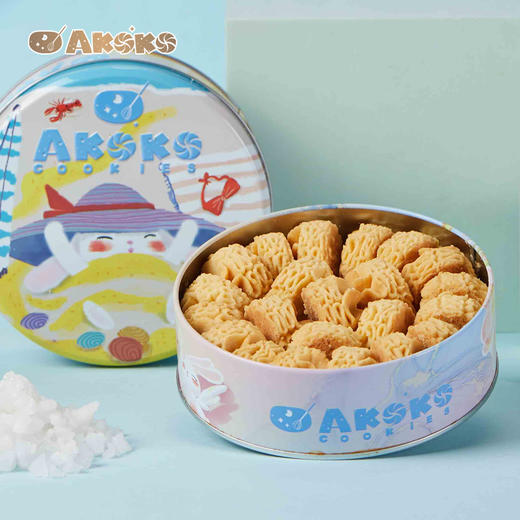 AKOKO经典小花曲奇饼干160g*3盒 商品图6