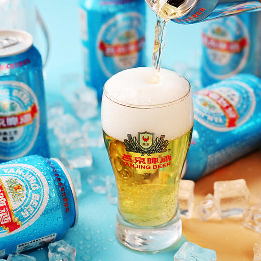 燕京啤酒 11度 蓝听啤酒330ml*24听整箱装 特制精品啤酒 商品图4