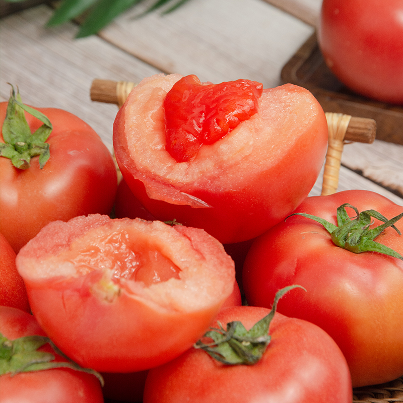 【好吃的】普罗旺斯西红柿 番茄 沙瓤肉细 味甘多汁 轻甜爽口 饱满圆润 4.5斤彩箱装