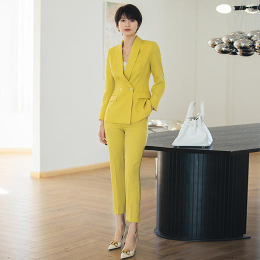 高端西装套装女春秋款职业装气质干练商务正装通勤西服外套 商品图0