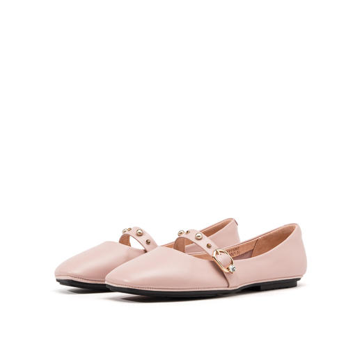 商场同款 | Safiya索菲娅春季皮带扣装饰浅口平底单鞋女鞋SF01111167 商品图6