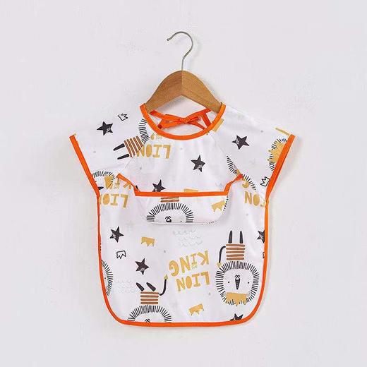 【防水耐脏 解决妈妈烦恼】儿童罩衣全身防水长袖反穿衣宝宝吃饭衣围裙小孩罩衣婴儿围兜护衣 商品图7