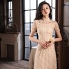【清馨】高档水溶蕾丝面料修身旗袍  YG2034 商品缩略图3