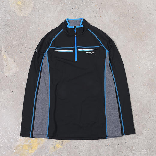 benger 内加薄绒 半开拉链领套头运动卫衣 Z-8635 商品图2