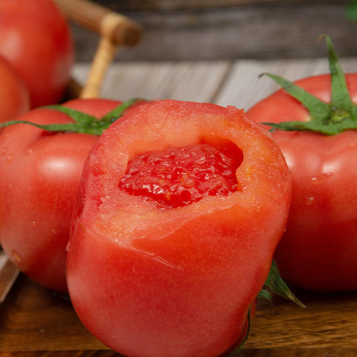 【好吃的】普罗旺斯西红柿 番茄 沙瓤肉细 味甘多汁 轻甜爽口 饱满圆润 4.5斤彩箱装 商品图4
