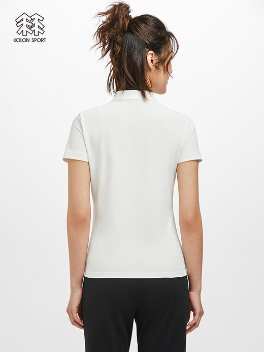 KOLONSPORT可隆POLO衫女款速干上衣防晒短袖吸湿春夏运动保罗衫LKPT2MT620 商品图5