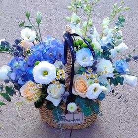 【GY】绣球手提花篮（希望在你丧失表达欲的时候，能有人温柔地接住你的一切疲惫）