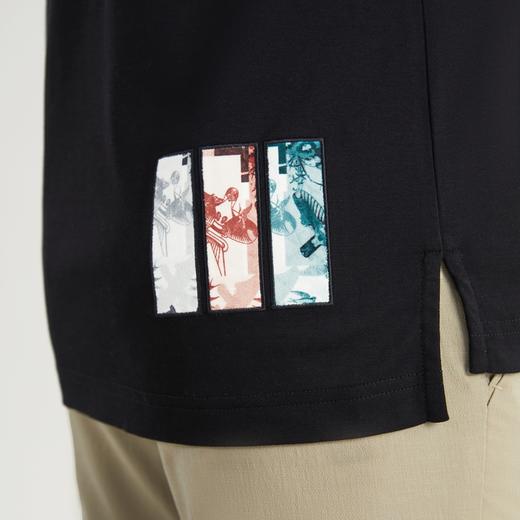 【中华立领】柒牌短袖t恤男国潮中国风休闲薄款夏季圆领体恤衫	122T71670 商品图3