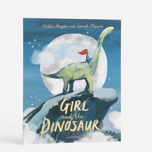 英文原版 The Girl and the Dinosaur 女孩和恐龙儿童英语启蒙图画故事书激发想象力神奇冒险故事Sarah Massini插画作品龙与女骑士 商品图0