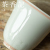 茶香记 红釉双线禅意刻花品杯40ml陶瓷茶杯浮雕立体小巧典雅聚香 商品缩略图2