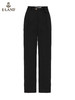 ELAND衣恋2022年春季新款时尚百搭简约微廓通勤萝卜裤休闲裤女EETCC12E1M 商品缩略图3