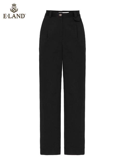ELAND衣恋2022年春季新款时尚百搭简约微廓通勤萝卜裤休闲裤女EETCC12E1M 商品图3