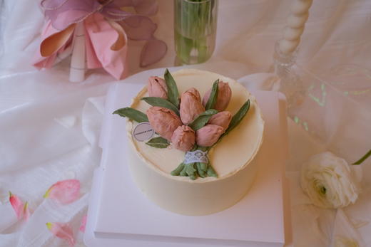 【韩式豆沙】一束郁金香 商品图2