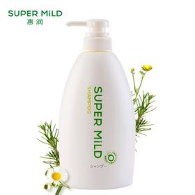 资生堂惠润（SUPER MiLD）柔净（绿野芳香）洗发露600ml（日本进口无硅油洗发水 蓬松柔顺 持续保湿）
