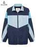 ELAND衣恋2022年春季新款休闲宽松藏青色后背印花拉链夹克外套女EEJAC12Q2N 商品缩略图4