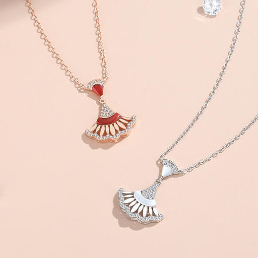 子佩集【小裙子】S925银轻奢项链【JHY-N000047B】 商品图1