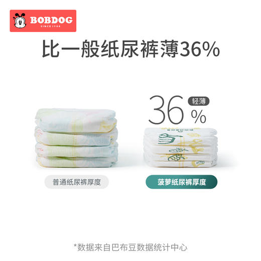 巴布豆拉拉裤新菠萝新升级M/L/X/XXL/XXXL，2包箱装 商品图3